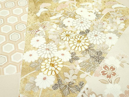 平和屋本店●極上　訪問着　切嵌吉祥花文　金彩　逸品　CZAA4676s6