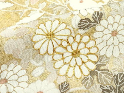 平和屋本店●極上　訪問着　切嵌吉祥花文　金彩　逸品　CZAA4676s6