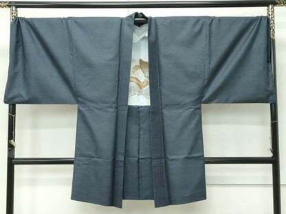 平和屋本店●極上 男性 本場大島紬 アンサンブル キングサイズ 100亀甲 総詰め 植田栄二作 証紙付き 逸品 CZAA4686s6