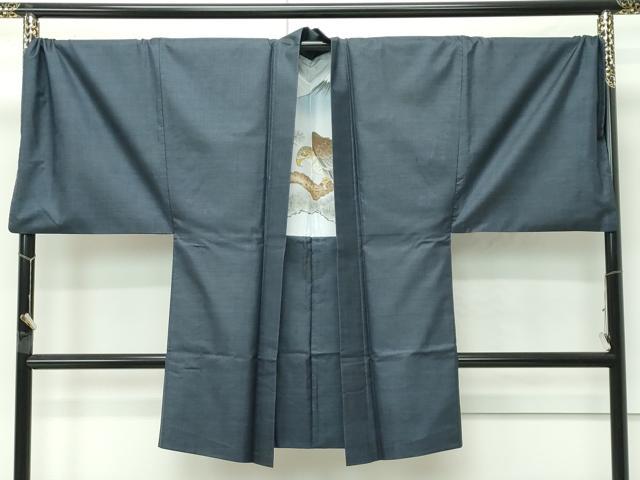 平和屋本店●極上 男性 本場大島紬 アンサンブル キングサイズ 100亀甲 総詰め 植田栄二作 証紙付き 逸品 CZAA4686s6