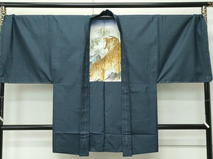 平和屋着物●極上　男性　本場大島紬　アンサンブル　キングサイズ　100亀甲　総詰め　逸品　未使用　CZAA4689s6