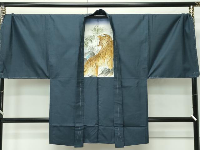 平和屋着物●極上　男性　本場大島紬　アンサンブル　キングサイズ　100亀甲　総詰め　逸品　未使用　CZAA4689s6