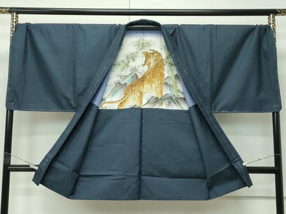 平和屋着物●極上　男性　本場大島紬　アンサンブル　キングサイズ　100亀甲　総詰め　逸品　未使用　CZAA4689s6