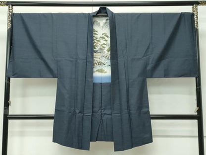 平和屋着物●極上　男性　本場大島紬　アンサンブル　キングサイズ　100亀甲　総詰め　逸品　CZAA4691s6