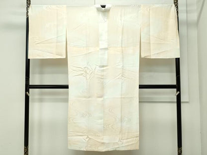 平和屋着物●上質な長襦袢　無双仕立て　流水地紋　暈し染め　逸品　未使用　CZAA4692s6