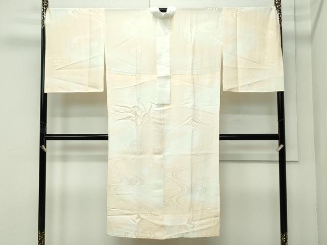 平和屋着物●上質な長襦袢　無双仕立て　流水地紋　暈し染め　逸品　未使用　CZAA4692s6