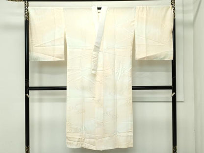 平和屋着物●上質な長襦袢　無双仕立て　流水地紋　暈し染め　逸品　未使用　CZAA4692s6