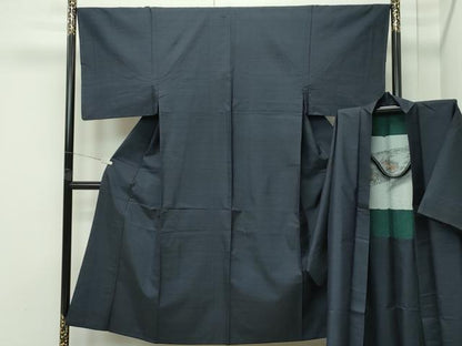 平和屋着物●極上　男性　本場大島紬　アンサンブル　80亀甲　総詰め　逸品　CZAA4706s6