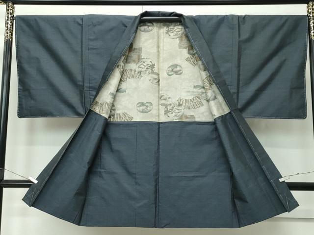 平和屋着物●極上　男性　本場大島紬　アンサンブル　80亀甲　総詰め　逸品　未使用　CZAA4708s6