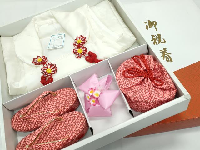 平和屋本店[]極上　七五三　女の子　3歳　被布・草履・巾着・髪飾りセット　４点セット　花毬地紋　逸品　新品　CZAA4721s6