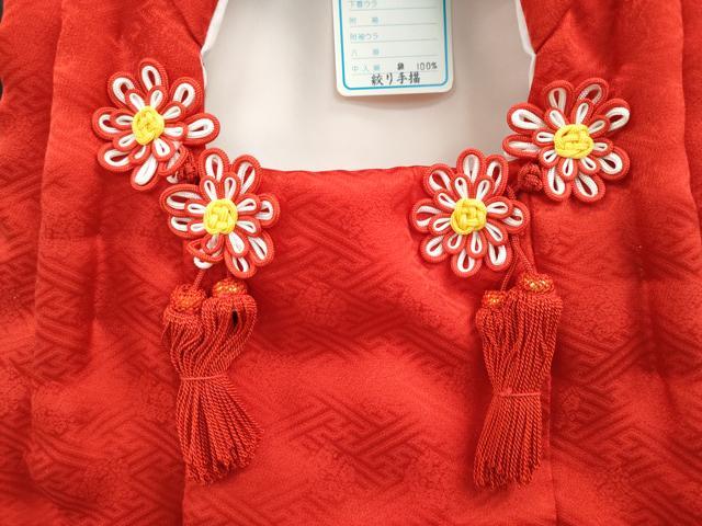 極美品 七五三 753 3歳 着物 被布 草履 巾着 髪飾り 長襦袢 17cm 平和屋本店[]極上 七五三 女の子 3歳 被布・草履・巾着・髪飾りセット