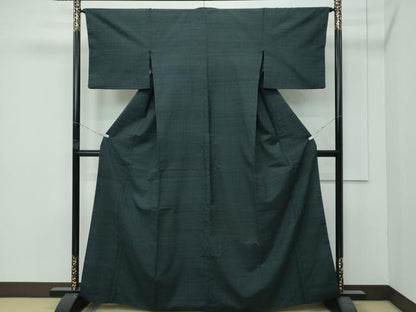 平和屋着物●極上　紬　胴抜き仕立て　霞文　逸品　CZAA4736s6