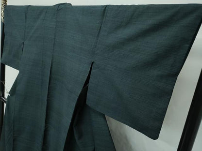 平和屋着物●極上　紬　胴抜き仕立て　霞文　逸品　CZAA4736s6