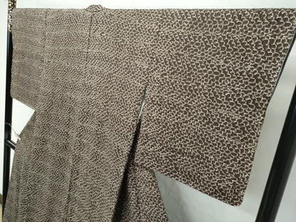 平和屋本店●極上　キモノデザイナー　斉藤上太郎　小紋　雲重ね文　逸品　未使用　CZAA4743s6