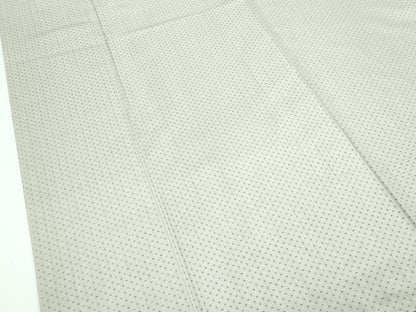 平和屋本店●極上　東郷織物謹製　本場大島紬　白大島　幾何学文様　逸品　CZAA4744s6
