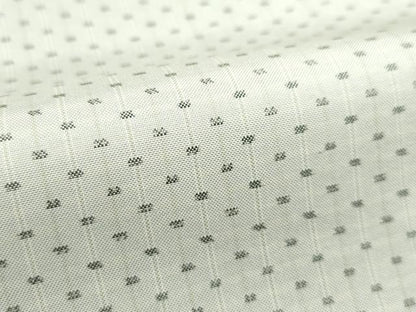 平和屋本店●極上　東郷織物謹製　本場大島紬　白大島　幾何学文様　逸品　CZAA4744s6