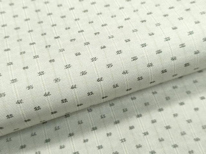 平和屋本店●極上　東郷織物謹製　本場大島紬　白大島　幾何学文様　逸品　CZAA4744s6