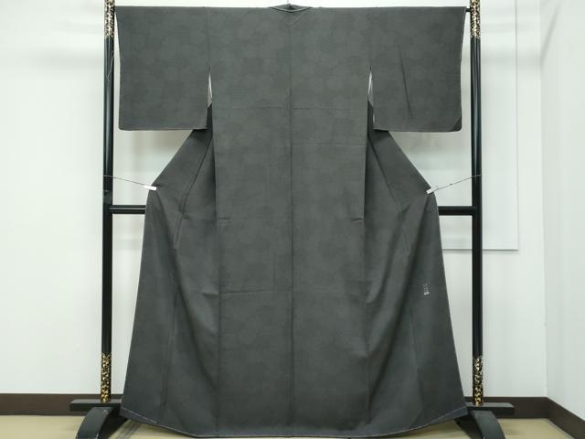 平和屋着物○極上 江戸小紋 彫士:双光 染士:昌亮 雪輪文様