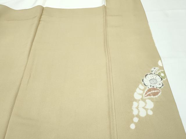 平和屋着物●極上　染色作家　小倉淳史　辻が花　絞り　暈し染め　桑染色地　逸品　CZAA4785s6