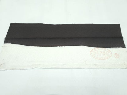 平和屋着物●極上　きもの志麻　岩下志麻ブランド　小紋　葡萄唐草丸文　金彩　檳榔子染色地　反端付き　逸品　CZAA4792s6