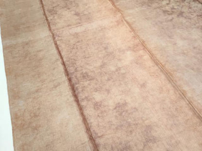 平和屋着物●極上　野蚕糸きもの　野蚕糸つむぎ　紬　霞文　証紙付き　逸品　未使用　CZAA4794s6
