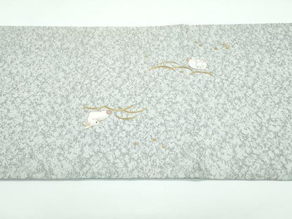 平和屋着物●極上　両面　太鼓柄袋帯　パッチワーク　跳び兎　金彩　逸品　CZAA4806s6
