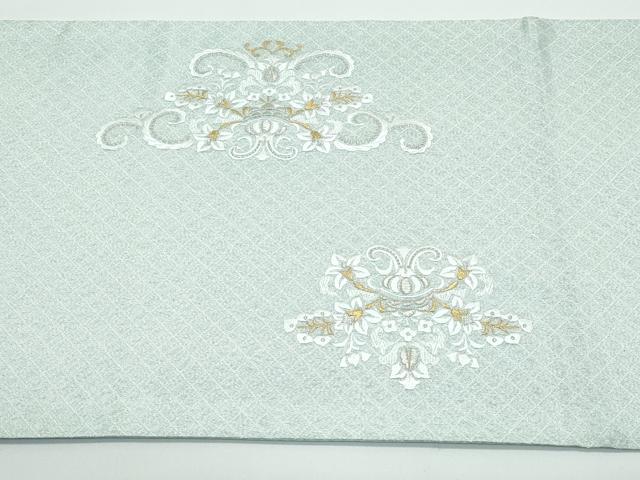 平和屋着物●極上　スリーシーズン　春夏秋　太鼓柄袋帯　総刺繍　更紗花唐草文　金銀糸　逸品　未使用　CZAA4815s6
