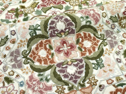 平和屋本店●極上　袋帯　中国三大刺繍　総相良刺繍　正倉院花文　金糸　逸品　CZAA4819s6