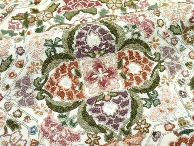 平和屋本店●極上　袋帯　中国三大刺繍　総相良刺繍　正倉院花文　金糸　逸品　CZAA4819s6