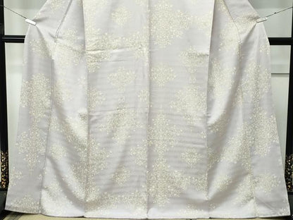 平和屋着物●極上　小紋　花唐草菱文　金彩　やまと誂製　逸品　CZAA4821s6