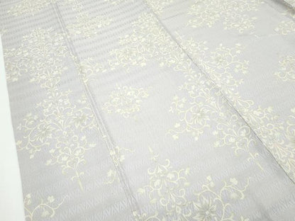 平和屋着物●極上　小紋　花唐草菱文　金彩　やまと誂製　逸品　CZAA4821s6