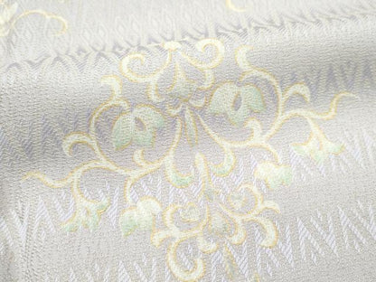 平和屋着物●極上　小紋　花唐草菱文　金彩　やまと誂製　逸品　CZAA4821s6