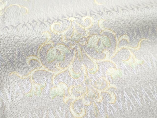平和屋着物●極上　小紋　花唐草菱文　金彩　やまと誂製　逸品　CZAA4821s6