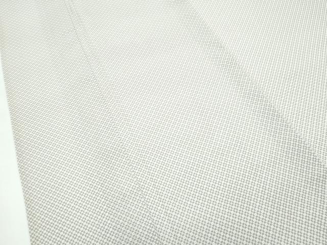 平和屋着物＊極上　夏物　江戸小紋　絽　幾何学文様　反端付き　逸品　未使用　CZAA4822s6