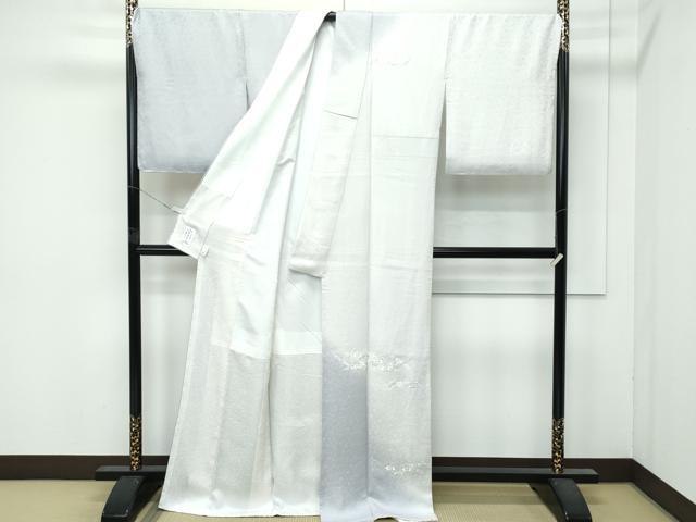 平和屋本店●極上　きもの志麻　岩下志麻ブランド　訪問着　総刺繍　七宝文　暈し染め　やまと誂製　逸品　未使用　CZAA4823s6