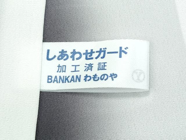 平和屋着物●極上　染色作家　草野一騎　訪問着　舞花文　暈し染め　山葵色地　逸品　CZAA4824s6