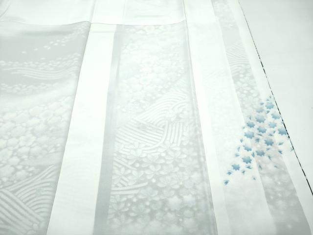 正絹訪問着　ベイズリー　暈し染め　黒地 平和屋着物○訪問着 芝文 暈し染め 黒地 金彩 正絹 逸品 未