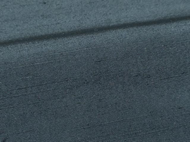平和屋着物●極上　男性　紬　色無地　濃紺地　逸品　未使用　CZAA4853s6