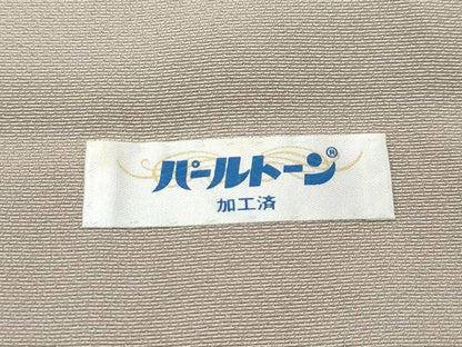 平和屋本店●極上　創業460年・千總　色留袖　駒刺繍　扇花菱文　金彩　生壁色地　逸品　CZAA5719s6