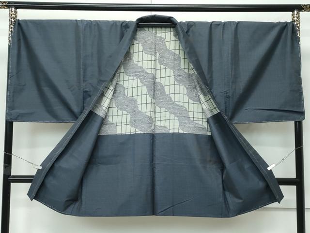 平和屋着物●極上　男性　本場大島紬　アンサンブル　キングサイズ　絣文様　逸品　未使用　CZAA4857s6