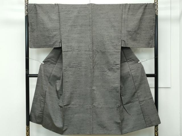 紬　男物アンサンブル(新品) 平和屋着物○極上 男性 紬 アンサンブル キングサイズ 霞文 逸品