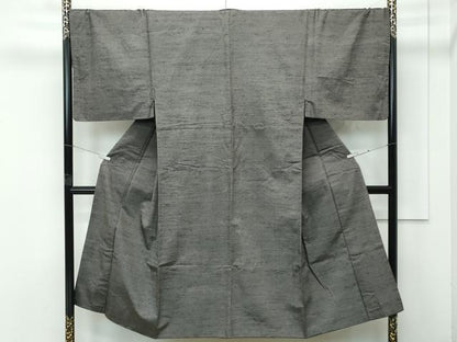 平和屋着物●極上　男性　紬　アンサンブル　キングサイズ　霞文　逸品　CZAA4858s6