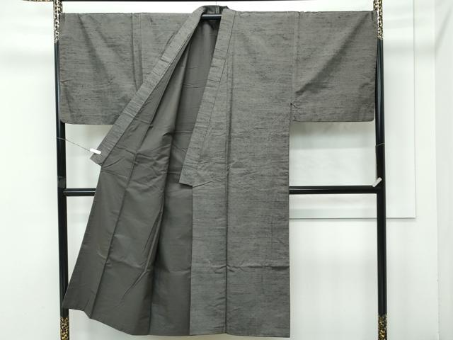 平和屋着物●極上　男性　紬　アンサンブル　キングサイズ　霞文　逸品　CZAA4858s6