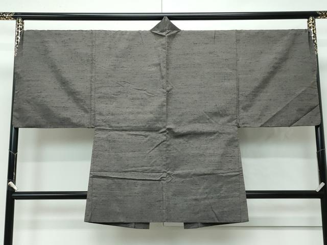 平和屋着物○極上 男性 紬 アンサンブル キングサイズ 霞文 逸品