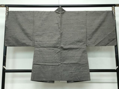 平和屋着物●極上　男性　紬　アンサンブル　キングサイズ　霞文　逸品　CZAA4858s6