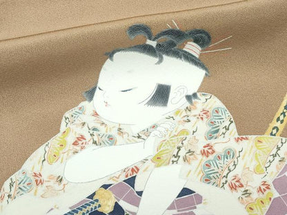 平和屋本店●極上 二代目・由水十久 本加賀友禅 訪問着 松王丸 まるまん さが美扱い 証紙・たとう紙・色紙・共箱付 逸品 未使用 CZAA4868s6
