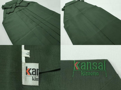 平和屋本店●極上 男性 世界的ファッションデザイナー 山本寛斎 kansaiブランド 色紋付・羽織・襦袢・袴・帯・羽織紐セット 逸品CZAA4869s6