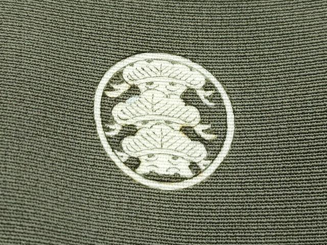 平和屋本店●極上　京都老舗銘店・に志田　色留袖　総刺繍　松竹梅花文　金糸　藍媚茶色地　たとう紙付き　逸品　CZAA4882s6
