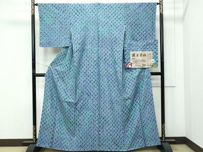 平和屋着物●極上　菅原工房　菅原結作　漢方染紬　鈴乃屋扱い　証紙付き　逸品　未使用　CZAA4887s6
