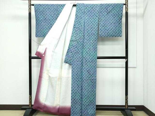 平和屋着物●極上　菅原工房　菅原結作　漢方染紬　鈴乃屋扱い　証紙付き　逸品　未使用　CZAA4887s6